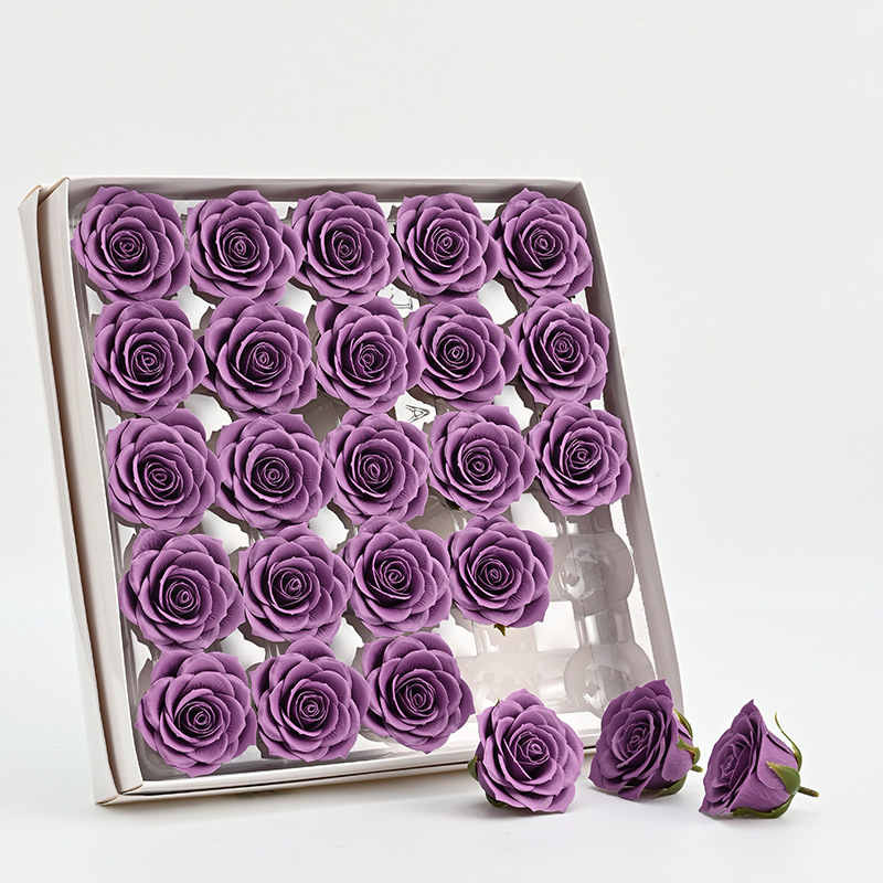 Flor de jabón orgullo rosa siete capas florista DIY material de paquete floral material de paquete floral flores de jabón inmortales