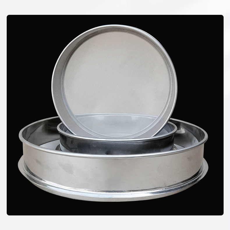 304 de acero inoxidable redondo separación tamiz superficie polvo tamiz material precisión prueba estándar