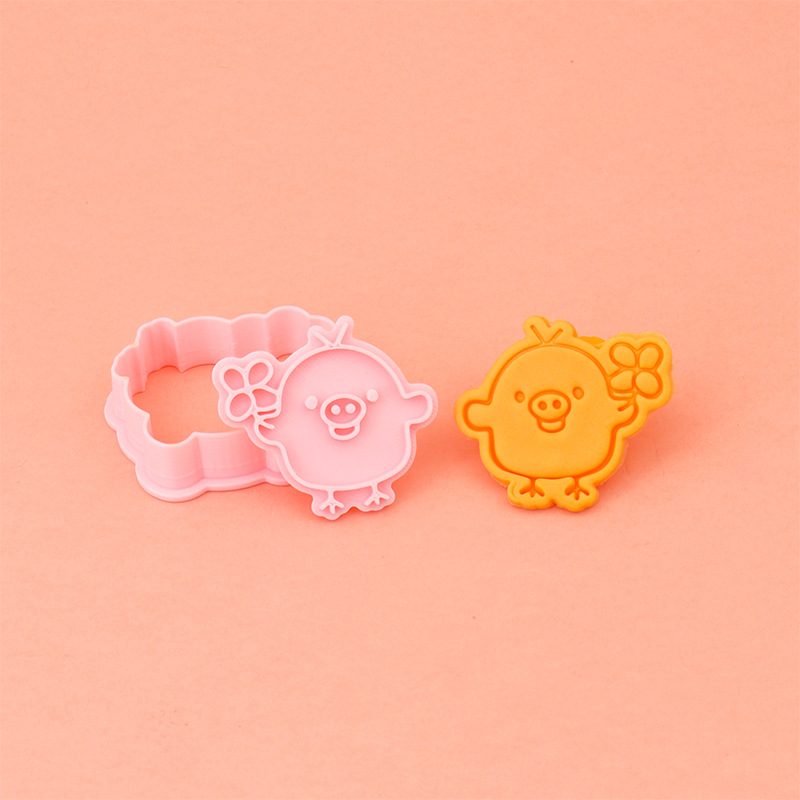 Molde para galletas de Rilakkuma simulado, herramienta creativa para hornear fondant, molde para galletas de animales con impresión de fondant para bollos al vapor image 7