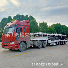 厂家出售集装箱平板半挂车 二手货车挂车 平板半挂车 箱式货车