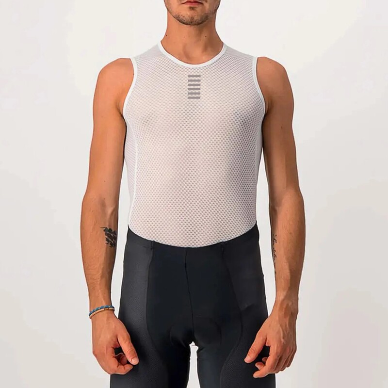Men's Cycling Vest Breathable Comfortable Sweat Sweater Sleeveless Underwear Quick-drying Bicycle Base Shirt Reflective Strip