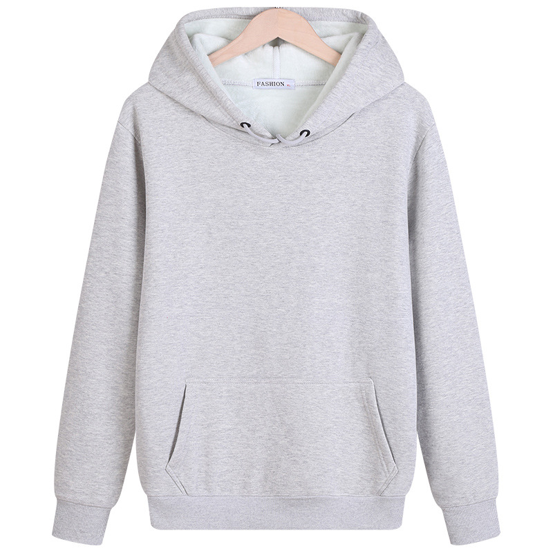 라이트 그레이-기모 후드티