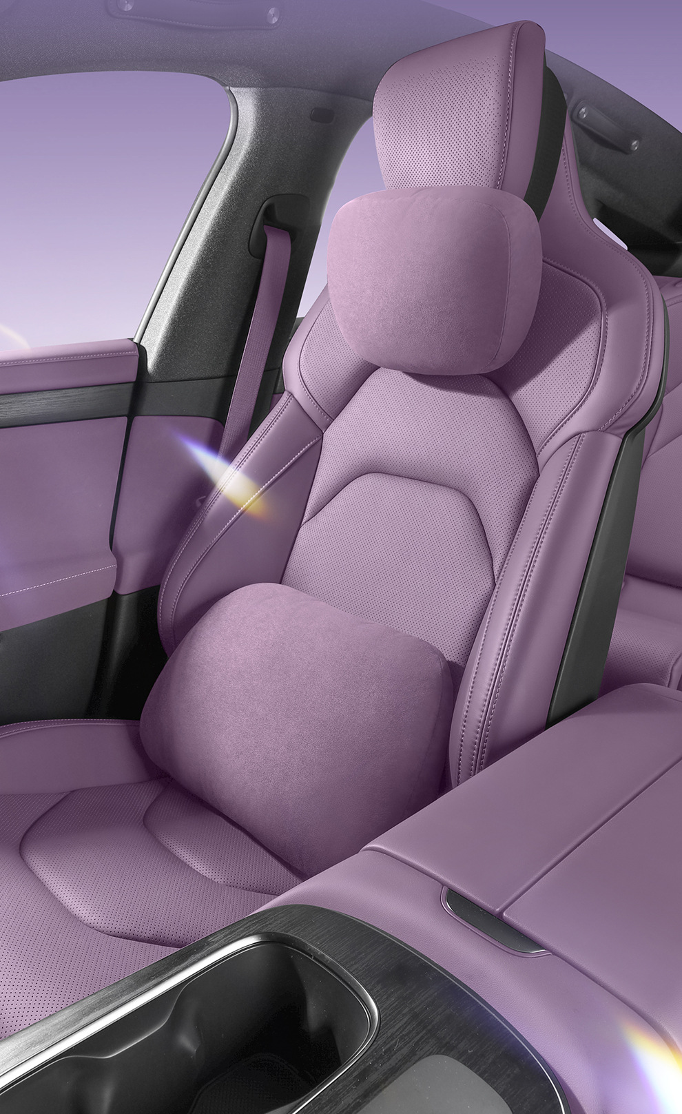 Suitable for Xiaomi Su7 Headrest, Neck and Waist Pillow, Lumbar Cushion, Xiaomi Yu7 Car Pillow, Interior Accessories and Supplies