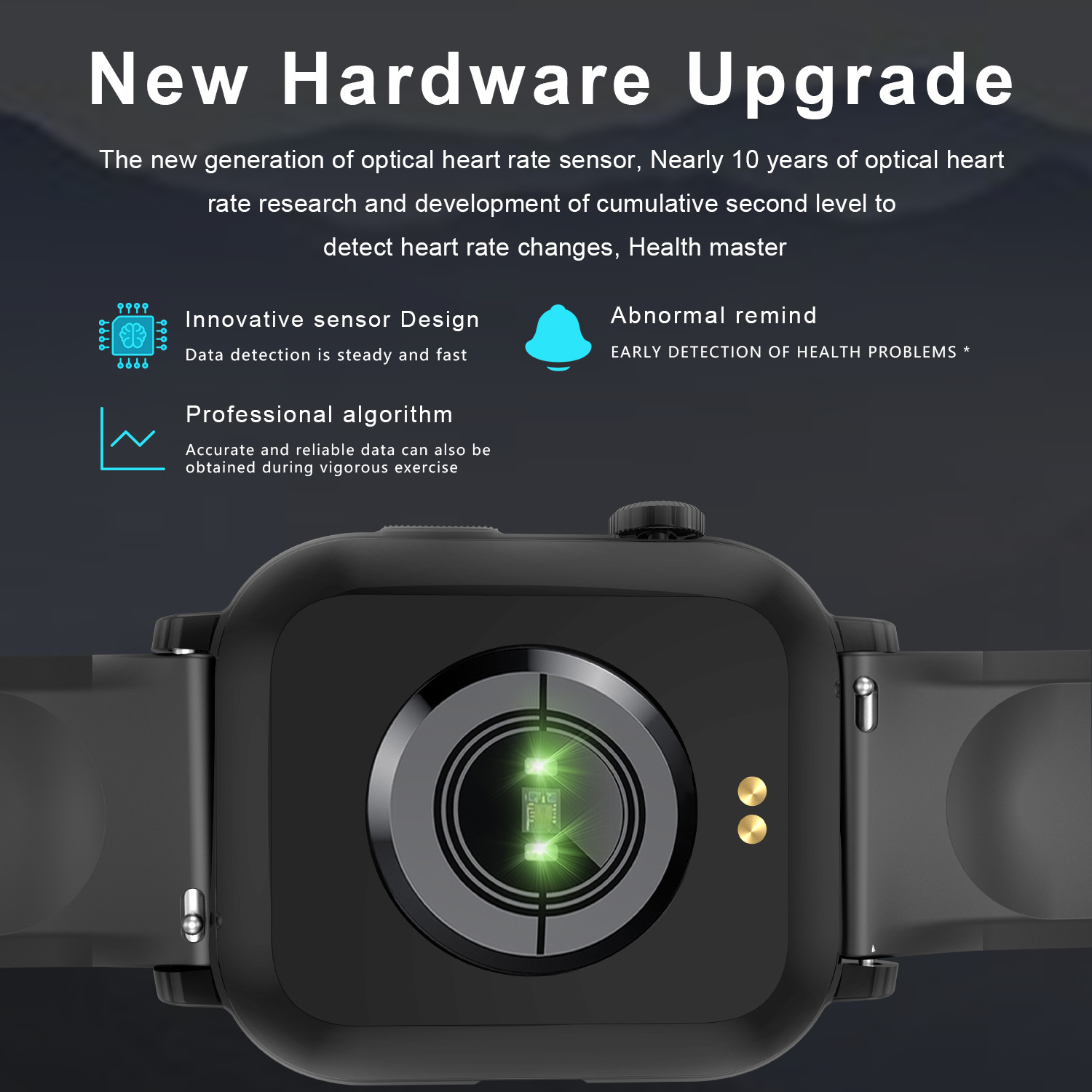 G96 Smartwatch-Armband, echte Herzfrequenz, Blutsauerstoffgehalt_voghion.com