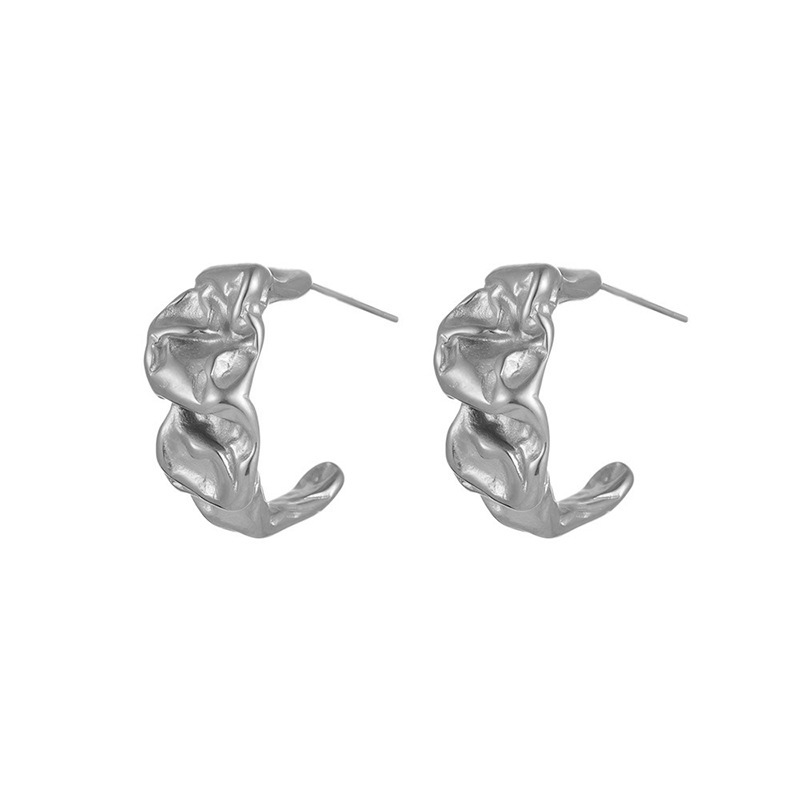 1 Pair Quantity PVD Coated Real Gold Plated Solid Color Titanium Steel Simple Style Waterproof Non Tarnish Ear Studs
