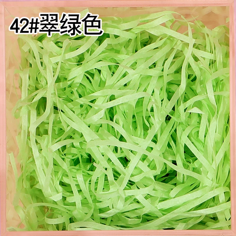 Плотный обложной карт зубчик raffia порванная бумага шелк 50g 30g бумага шелк упаковочная подарочная коробка декор заполнение цветной стружкой бумажные полоски