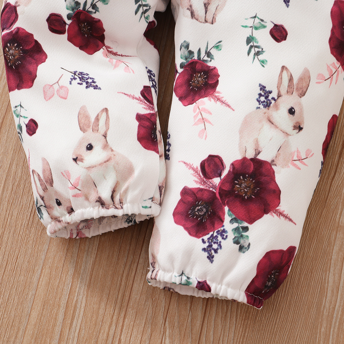3 Piece Set Quantity Retro Flower Girls Clothing Sets