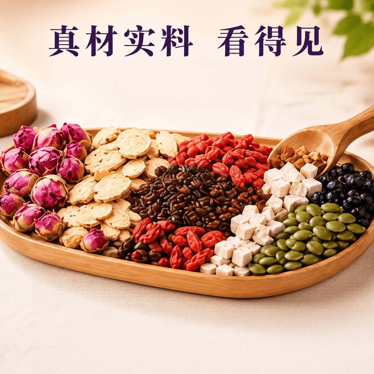 Sour Jujube Seed Red Ginseng Rose Herbal Tea 600g Daily Wellness Flower Tea 30 Mini Cans preparation