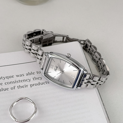 GEDI Women's Watch Niche Exquisite Light Luxury French Retro Temperament Barrel Style Fashion Compact Women's Watch Women's Watch