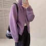 宽松新款立领休闲开衫
