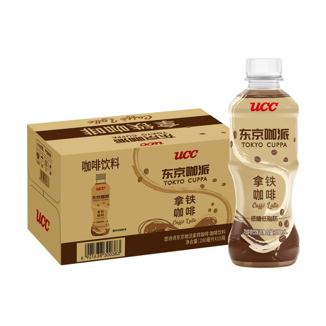 Кофе японская UCC в стиле Tokyo American Black Coffee Drink, открыть крышку и пить, 280 мл, полная коробка, напиток для дневного чая