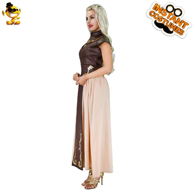 Medieval de Las Mujeres retro vestido de la Reina personaje de película ropa de rendimiento de Halloween accesorios de escenario ropa de rendimiento image 6