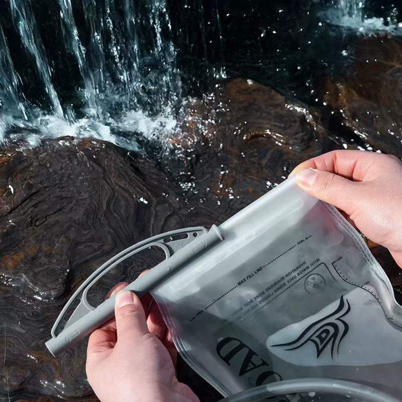 Экологически чистый мягкий мешок для воды для кемпинга на открытом воздухе, портативный складной пояс для питьевой воды для езды на велосипеде, бега, альпинизма