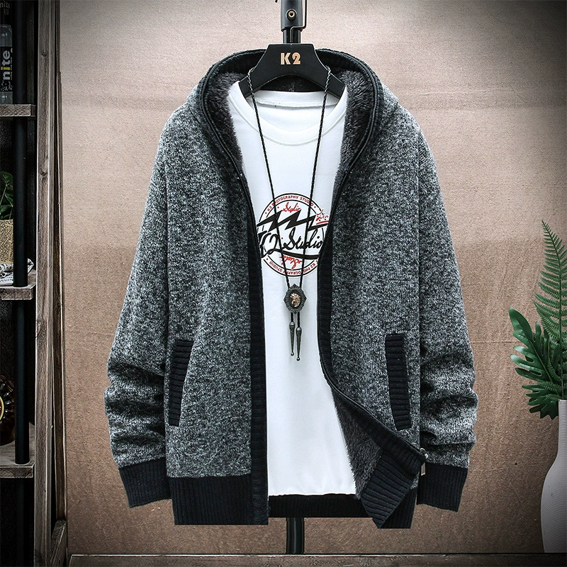 Осенний демисезонный теплый свитер, худи, куртка, плюс размер, Aliexpress
