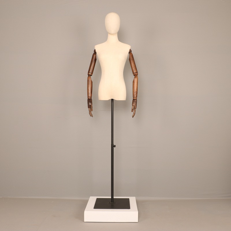 Maniquí de escaparate para tienda de ropa, maniquí femenino de medio cuerpo, maniquí de exhibición, maniquí de enseñanza, maniquí femenino para ropa, modelo de busto pequeño.
