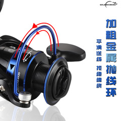 Fishing Reel New Full Metal Head Spinning Reel Fishing Line Reel Sea Rod Reel Surf Fishing Reel Lure Reel Sea Fishing Reel Fishing Tackle Wholesale
