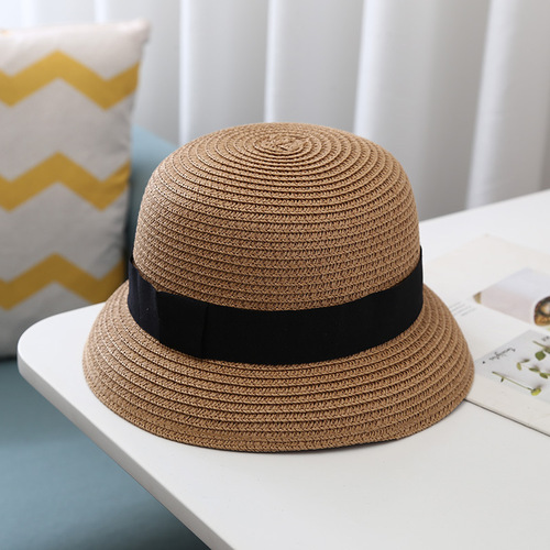 Children's hats, unisex summer sun hat, sunshade hat, grass hat, sun hat, cooling hat, baby fisherman hat, parent-child hat