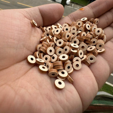 孔2 双面牛皮隔片手串垫片6810厚2文玩手链diy配件