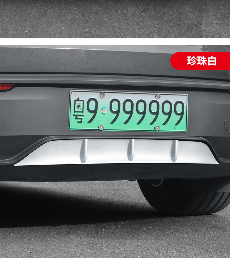 Suitable for Tesla Model Y 2025 New Rear Spoiler, New Model Y Rear Lip Surround, Rear Bumper Wind Blade Decoration