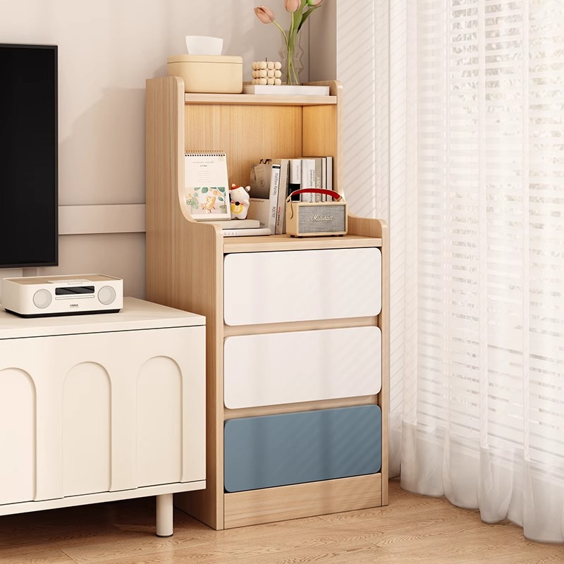 Sofá armario lateral armario lateral pequeño tablero de té simple moderno armario de almacenamiento pequeño tipo sala de estar casero mesilla de cabecera