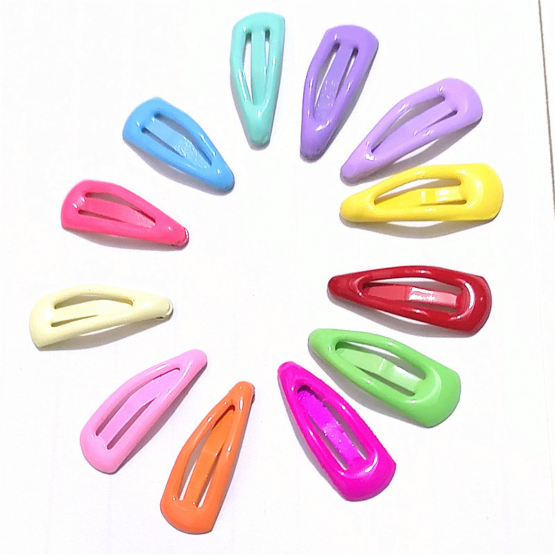 2cm Colorful Paint Mini Oil Drop Bb Clip Toy Doll Broken Hair Clip Pet Water Drop Clip Teddy Dog Hair Clip