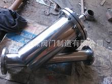 上海精工 標一良工閥門Y型手搖刷式不銹鋼法蘭高效過濾器DN50 100