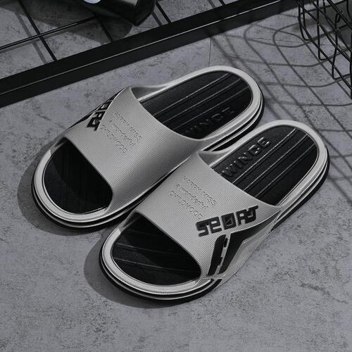 Slippers for men, summer sports thick-soled slippers for boys, non-slip, wear-resistant, soft-soled, home flat shoes, wholesale