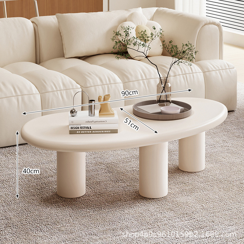 Mesa de té estilo crema italiana de anacaju para el hogar sala de estar creativa simple y ligera mesa de té de lujo encimera de mármol