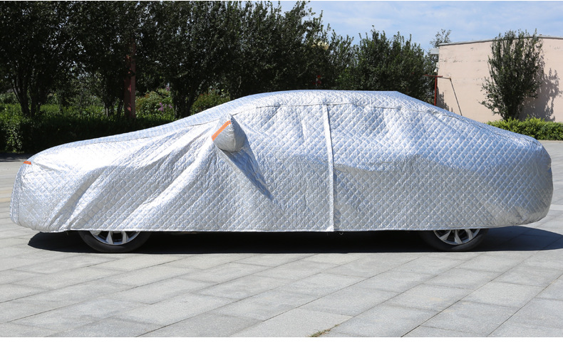 Car cover made of cotton, sun-proof, snow-proof, hail-proof, high-end custom-made, customizable with your own design, can be vacuum-sealed