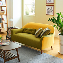 地中海北欧休闲布艺双人三人沙发客厅整装小户型组合套装家具简约