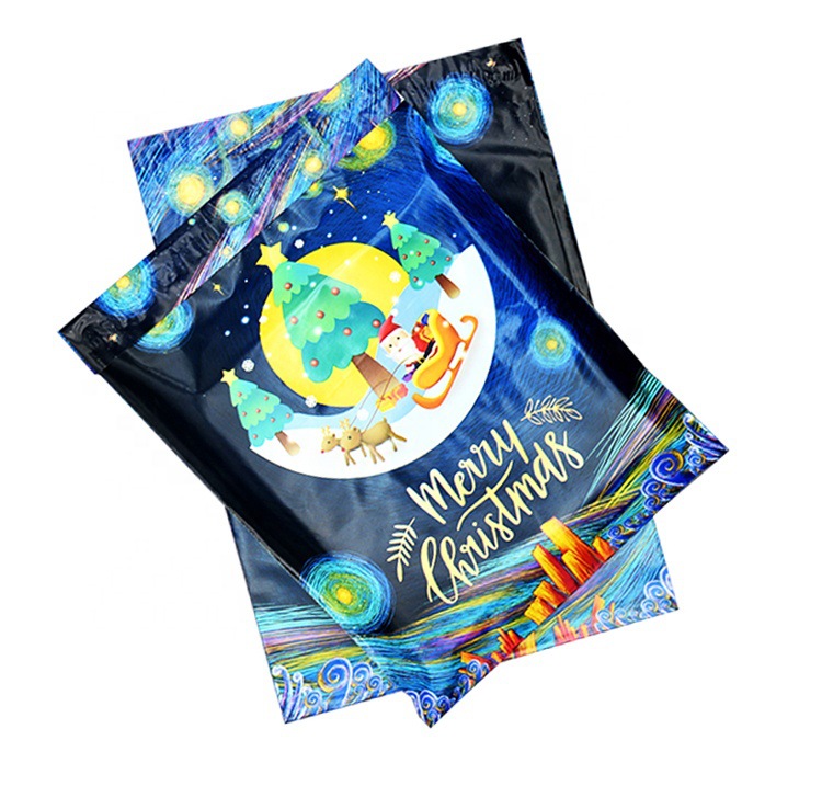 Bolsa de mensajería de garra de gato, bolsa de embalaje de logística, bolsa de destrucción de impresión de dibujos animados lindo, bolsa de mensajería de color