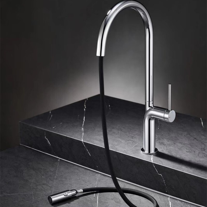 Kaiping Youjia Bathroom Two-function Water Outlet Kitchen Hot and Cold Tap Vegetable Basin Pull British Style Tap 4877 Kaiping Youjia Bathroom Two-function Water Outlet Kitchen Hot and Cold Tap Vegetable Basin Pull British Style Tap 4877