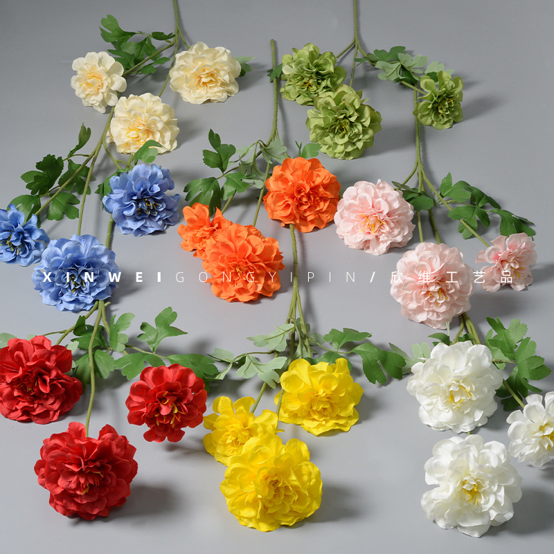 Flor artificial geranio muebles para el hogar hotel decoración de bodas decoración tela de seda flor artificial accesorios de fotografía fábrica al por mayor