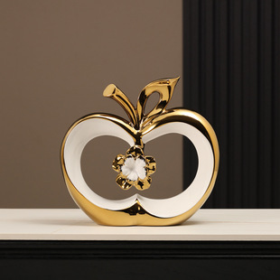 Ping An Guo decoration light luxury high-end home housewarming new home entrance wine cabinet TV cabinet Apple decoration wholesale cross-border