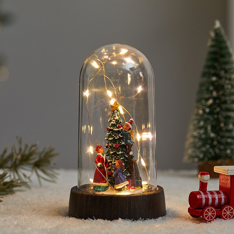 Christmas Snowman & Santa Night Light – Cute LED Tabletop Decor For Holiday Home, Gift, Or Festive Atmosphere (6 Styles)_voghion.com