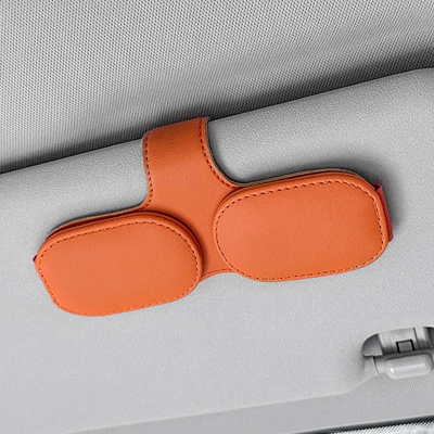Cross-border car glasses clip Car Glasses Clip/Bill Clip - horse-orange
