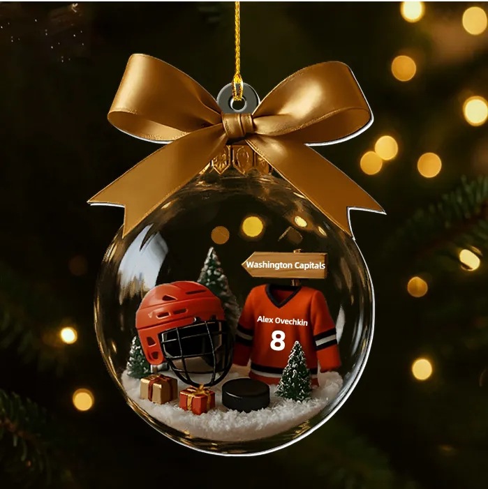 Nuevos productos transfronterizos esféricos árbol de Navidad colgante decoración redonda decoración de Navidad regalos de Navidad artesanía acrílica image 4