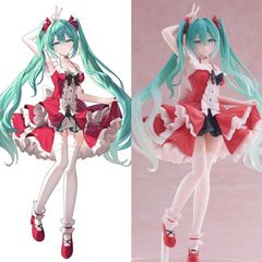 初音ミクロリータ初音フィギュア風景アニメモデル二次元美少女デスクトップ装飾品女性ギフト