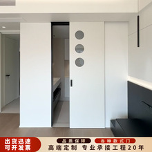 现代简约谷仓门卧室书房推拉门北欧风全套木门浴室推拉门