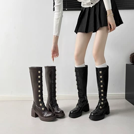 女式皮靴;厚底凉鞋;女式时装单鞋