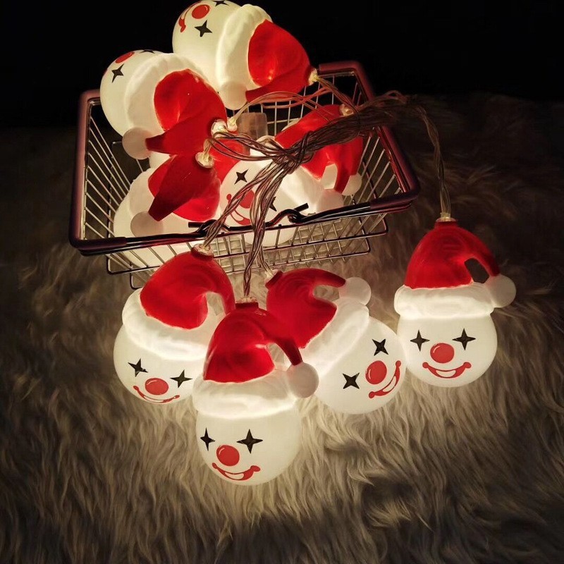 クロスボーダーledクリスマス祭り装飾ライトストリング雪だるま老人クリスマスツリー松葉杖灯台部屋レイアウトカラーライトフラッシュ|undefined