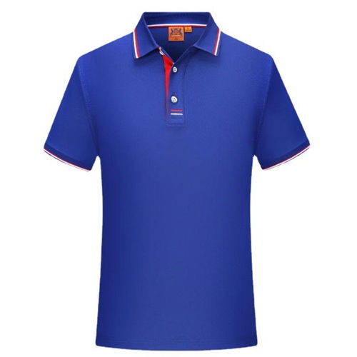 Cotton Short-Sleeve Polo Shirt Workwear T-Shirt with Round Collar, Quick-Drying Factory Uniform with Logo Printing