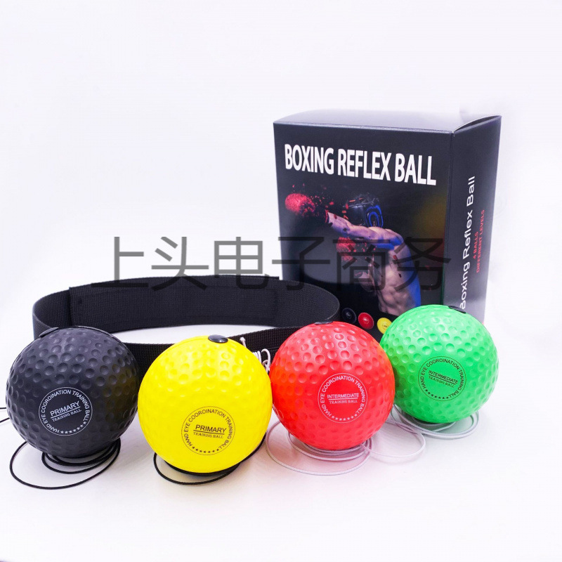 Fabricante directo para suministrar el nuevo tipo de boxeo de nylon con bolas de reacción de cabeza montadas en el equipo de entrenamiento de lucha de sanda.