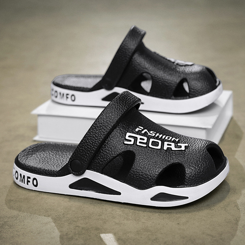 2025 nueva tendencia transfronteriza para hombres zapatos agujeros caseros al aire libre cómodos sandalias casuales ligeras al por mayor