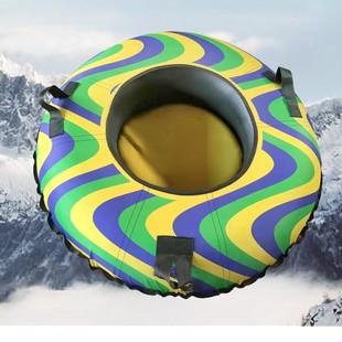 Customized Ski Ring Pvc Bottom Rubber Inner Tube Ski Ring Double Snow Ski Car Customized Snow Ring Sled