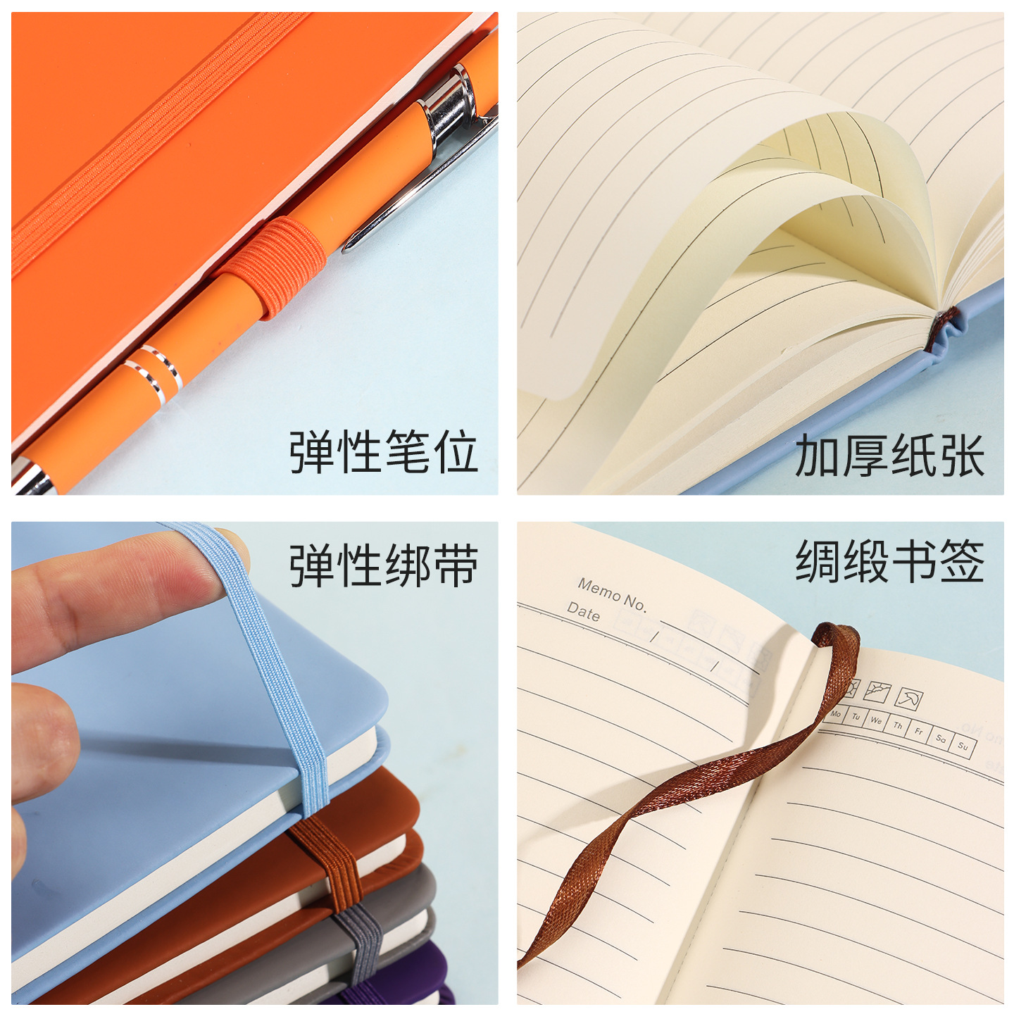 创意学生商务皮面时尚手账本日记本记事本绑带仿皮a5笔记本子批发