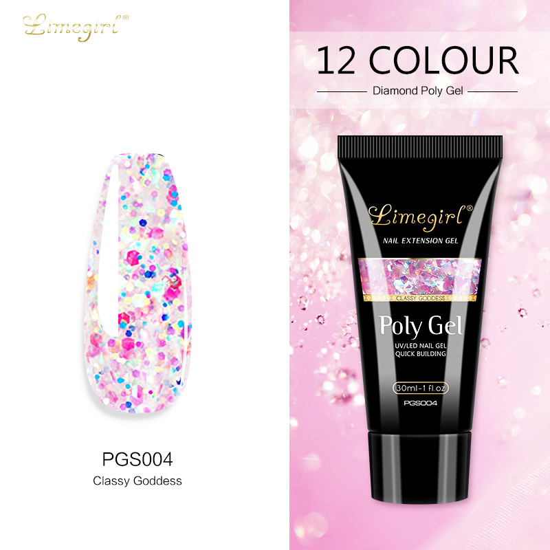 30ML uñas arte papel libre titular extensión rápida modelo de cristal pegamento indoloro UV extensión pegamento indoloro fototerapia cristal pegamento