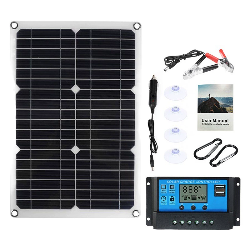 Трансграничный Специально для 20W двойной USB порт солнечной панели многофункциональный портативный комплект зарядного устройства водонепроницаемый