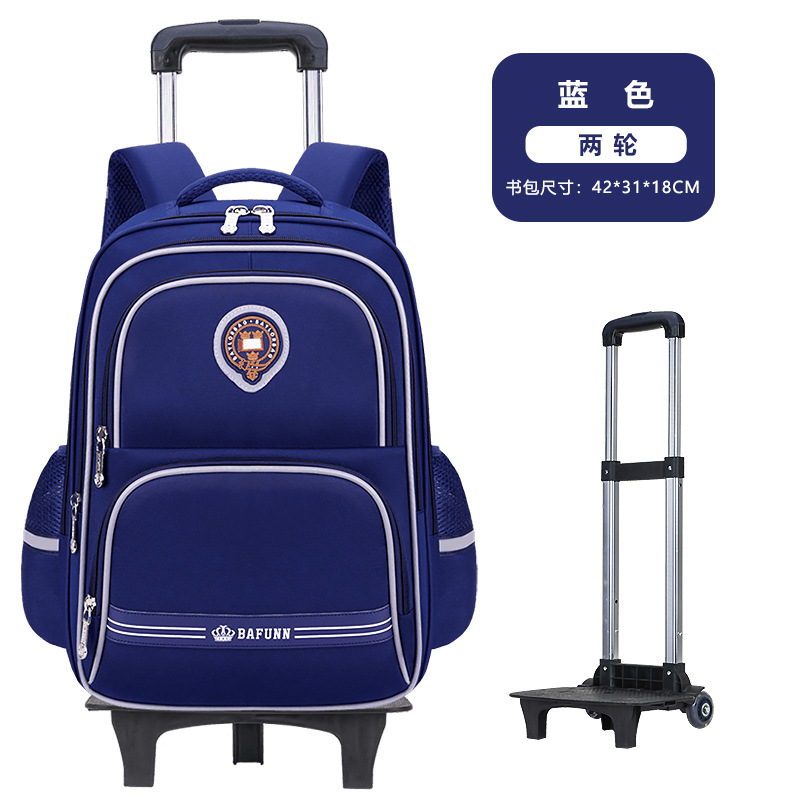 26 nuevas mochilas de tirón para niños y niñas 2 - 3 - 5 - 6 grados mochilas de hombro para niños de gran capacidad para reducir la carga