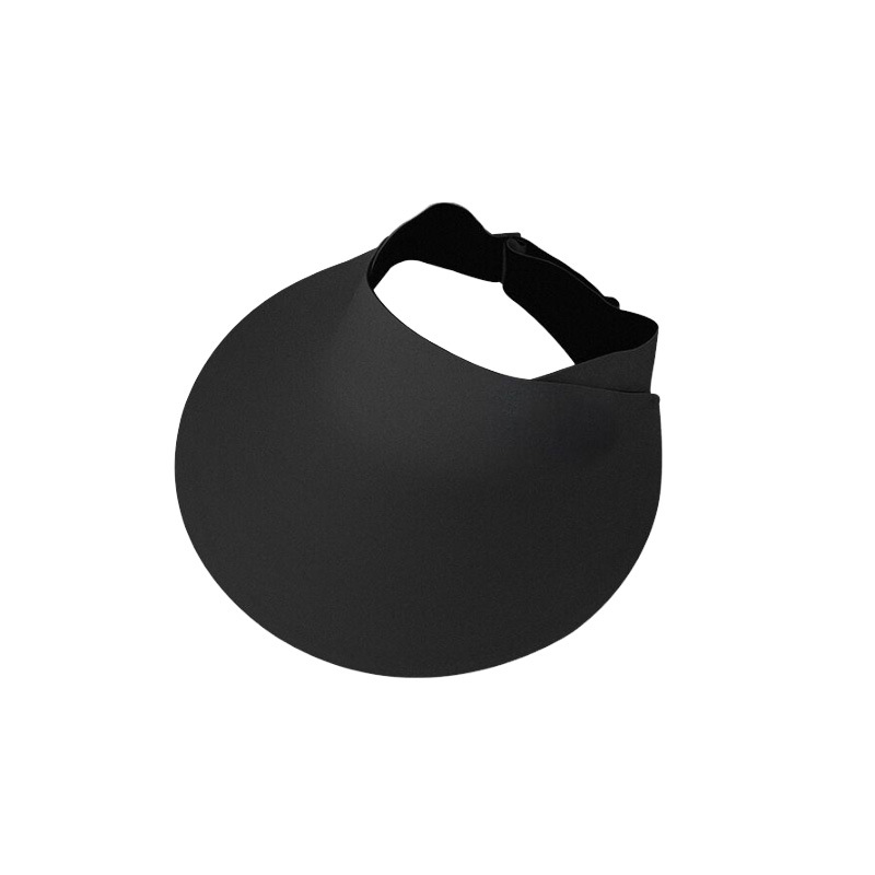 Sombrero para el sol con techo vacío plegable femenino anti-ultravioleta de ciclismo de verano sin costuras Sombrero grande Sombrero de protección solar